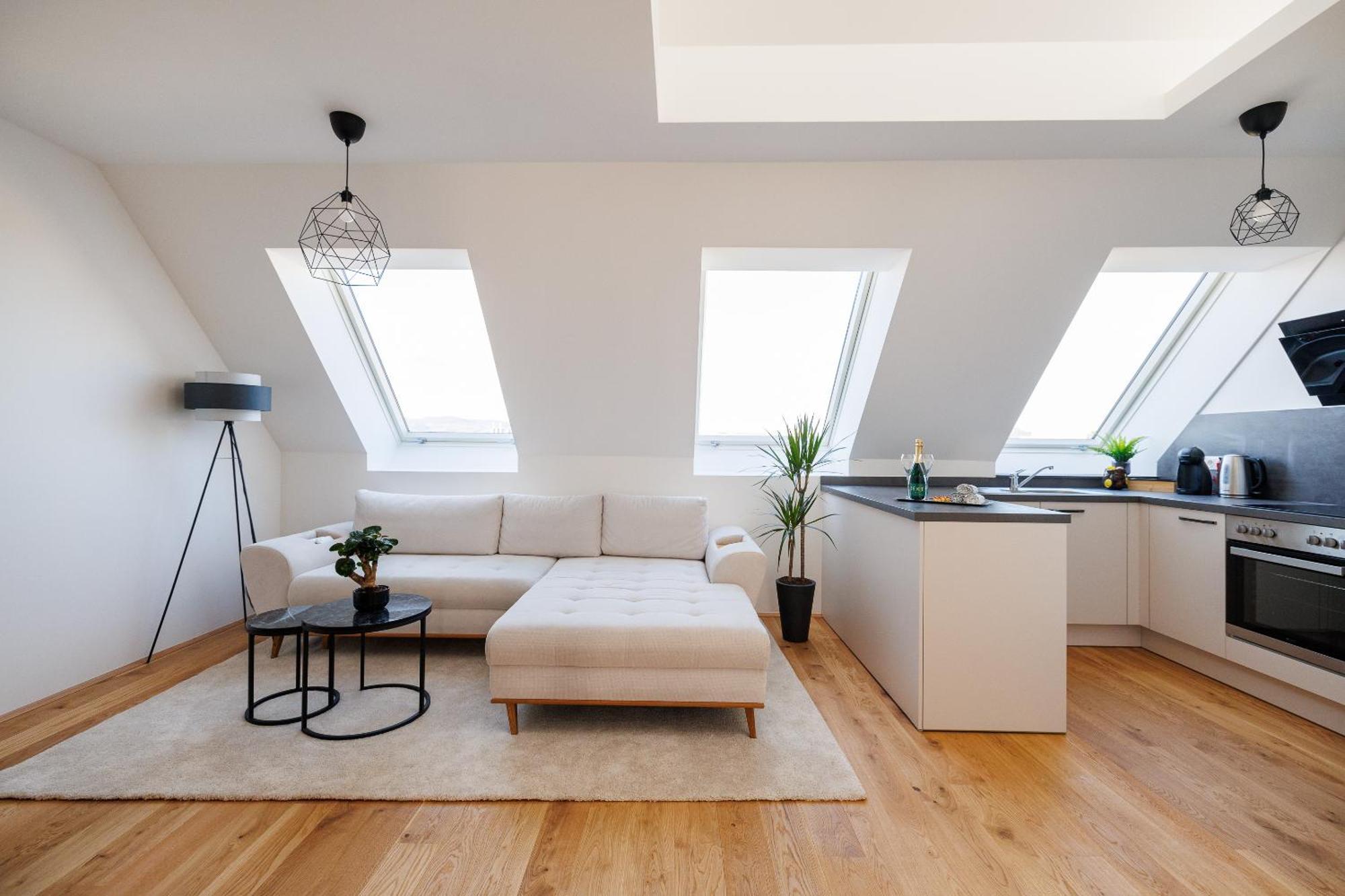 Symphony Apartments 38 - Modern Loft With Terrace And Grill In Central Location Wien Eksteriør billede